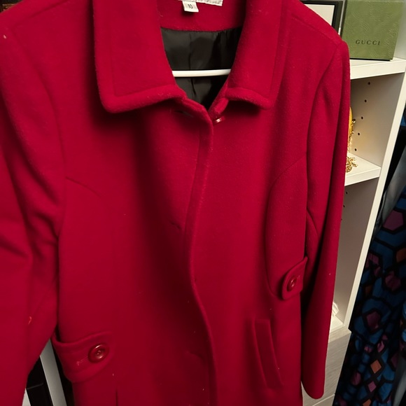 Red peacoat - Picture 7 of 7